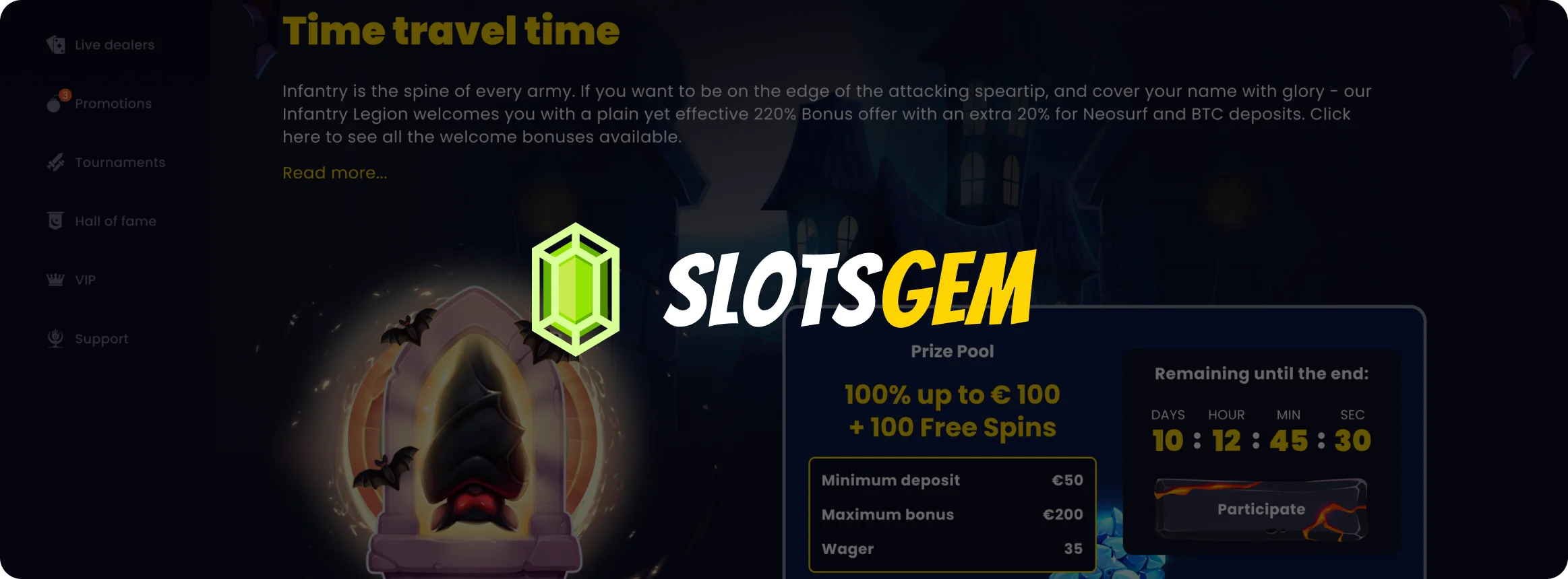 SlotsGem Live Casino