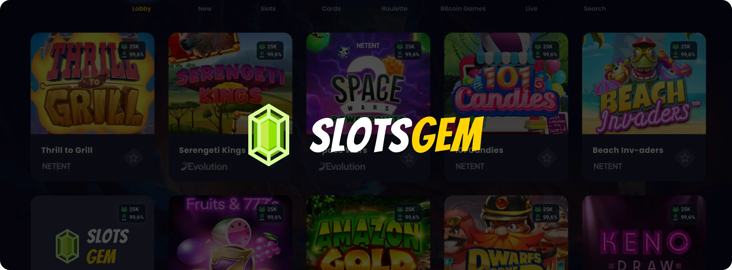 SlotsGem Bästa Spelautomater